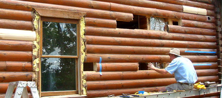 Log Home Repair Marietta, Georgia